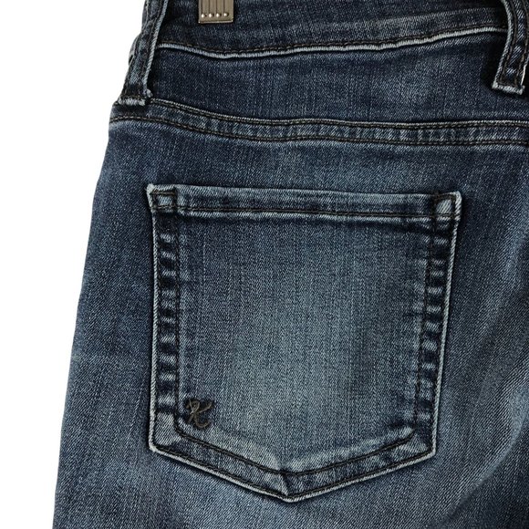 Kut From The Kloth Women's Size 4 Blue Dark Wash Catherine Boyfriend Jeans - Picture 4 of 11